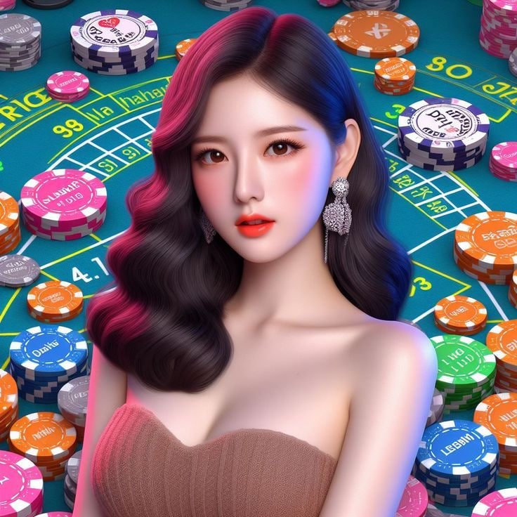 Live dealer baccarat and roulette table in a45a casino section